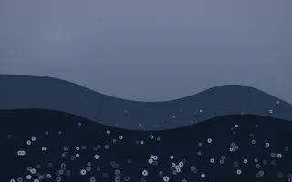 Moonlight Sunflower Field VI — dark blue sunflower field background, variation VI