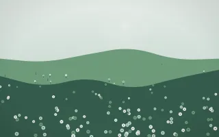 Spring Rain Sunflower Field V — light white and green sunflower field background, variation V