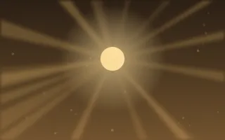 Amber Cathedral — dark brown and orange sunlight background
