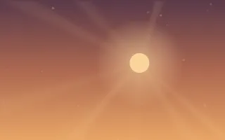 Amber Dusk — dark pink and orange sunlight background