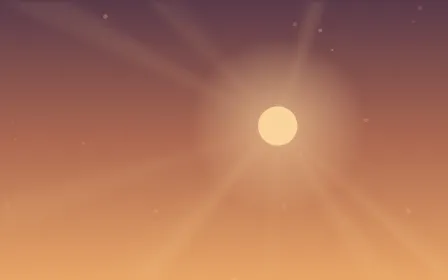 Amber Dusk — dark pink and orange sunlight background