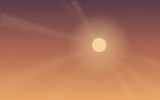 Amber Dusk II — dark pink and orange sunlight background, variation II