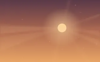 Amber Dusk III — dark pink and orange sunlight background, variation III