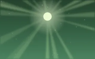 Forest Cathedral Light II — dark green sunlight background, variation II