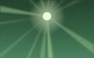 Forest Cathedral Light III — dark green sunlight background, variation III