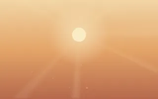 Golden Hour — colourful orange and beige sunlight background