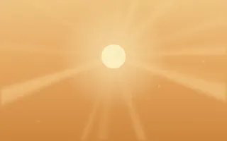 Harvest Haze — colourful orange and yellow sunlight background