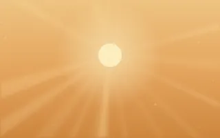 Harvest Haze II — colourful orange and yellow sunlight background, variation II
