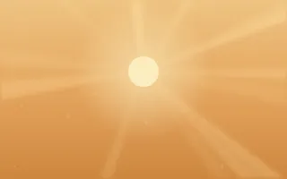 Harvest Haze III — colourful orange and yellow sunlight background, variation III