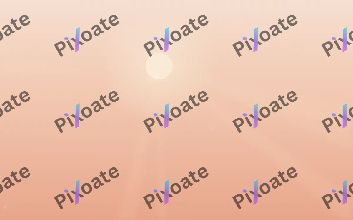 Peach Haze — light beige and orange sunlight background