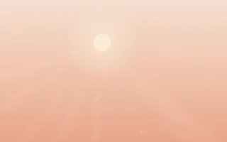 Peach Haze II — light beige and orange sunlight background, variation II