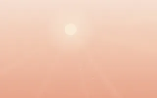 Peach Haze III — light beige and orange sunlight background, variation III