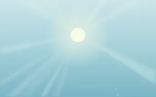 Sea Morning Rays — light teal and green sunlight background