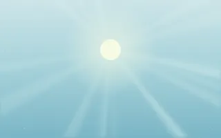 Sea Morning Rays III — light teal and green sunlight background, variation III