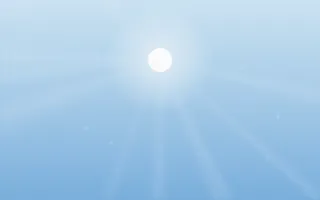 Sky Halo — light blue and white sunlight background