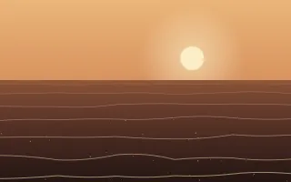 Bronze Swell II — colourful orange and brown sunset background, variation II