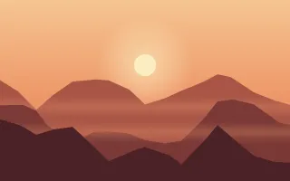Coral Crest II — colourful orange and red sunset background, variation II