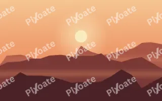 Coral Crest III — colourful orange and red sunset background, variation III