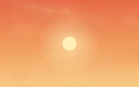 Fire Sky — colourful orange sunset background
