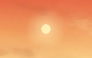 Fire Sky II — colourful orange sunset background, variation II
