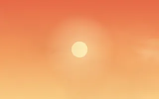 Fire Sky III — colourful orange sunset background, variation III
