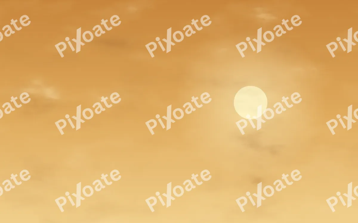Gilded Evening — colourful orange and yellow sunset background
