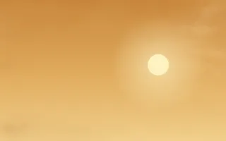 Gilded Evening II — colourful orange and yellow sunset background, variation II