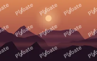 Last Ember Ridge II — dark orange, red and black sunset background, variation II