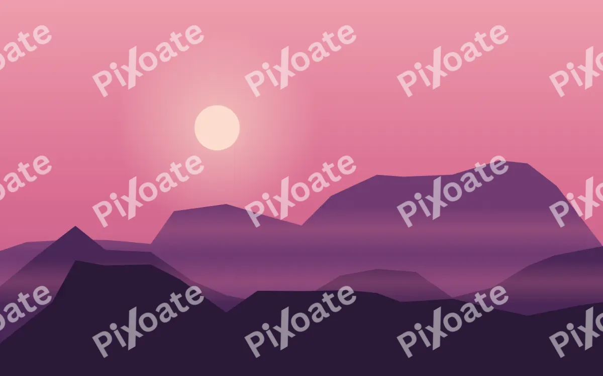 Magenta Ridge — colourful red, pink and purple sunset background