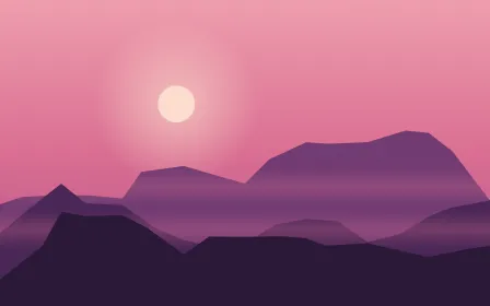 Magenta Ridge — colourful red, pink and purple sunset background