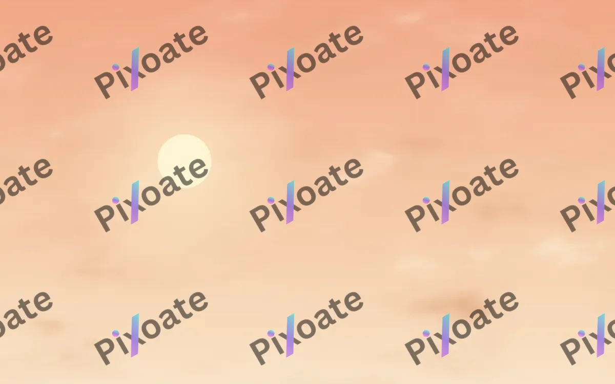 Peach Melba Sky — light orange and beige sunset background