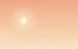 Peach Melba Sky — light orange and beige sunset background
