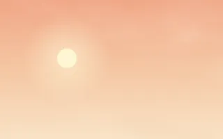 Peach Melba Sky III — light orange and beige sunset background, variation III