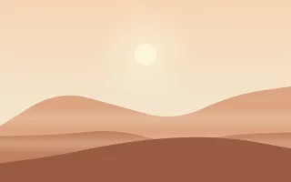 Peach Veil Hills II — light beige and orange sunset background, variation II