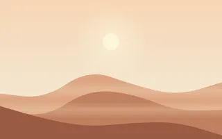 Peach Veil Hills III — light beige and orange sunset background, variation III