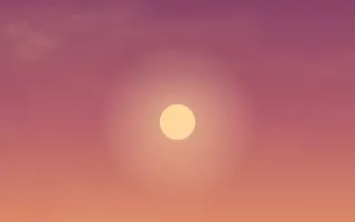 Plum Burn — dark pink and orange sunset background