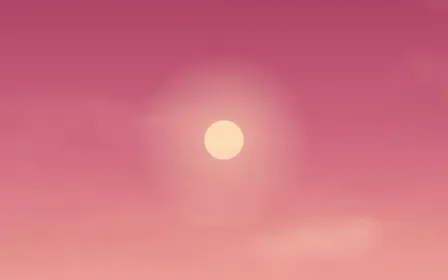 Raspberry Dusk — colourful pink, red and orange sunset background