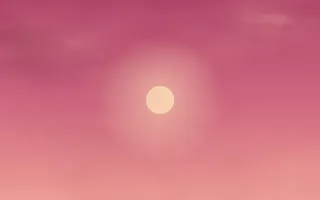 Raspberry Dusk II — colourful pink, red and orange sunset background, variation II