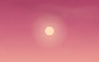 Raspberry Dusk III — colourful pink, red and orange sunset background, variation III