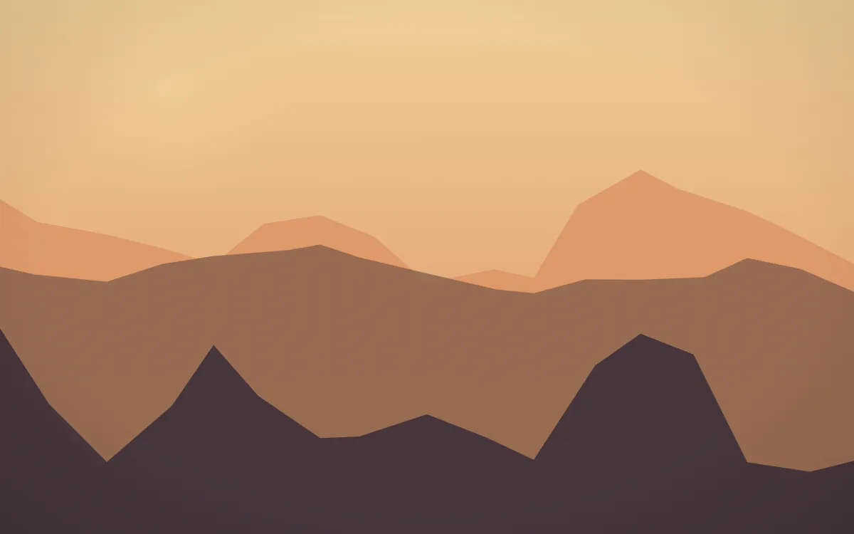 Afterglow Horizon — colourful orange and pink sunset background
