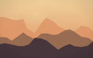 Afterglow Horizon II — colourful orange and pink sunset background, variation II