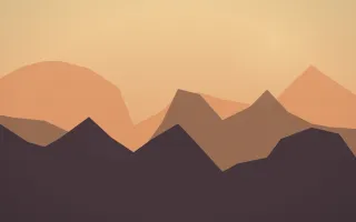 Afterglow Horizon IV — colourful orange and pink sunset background, variation IV