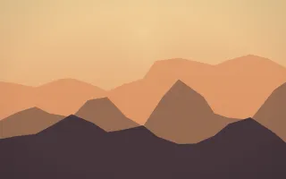 Afterglow Horizon IX — colourful orange and pink sunset background, variation IX