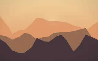 Afterglow Horizon VI — colourful orange and pink sunset background, variation VI