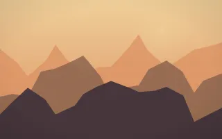 Afterglow Horizon VII — colourful orange and pink sunset background, variation VII