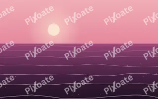 Rose Tide — colourful red and pink sunset background