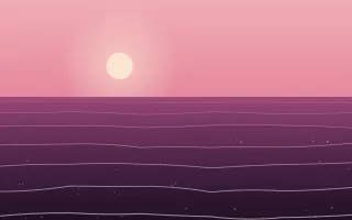 Rose Tide II — colourful red and pink sunset background, variation II