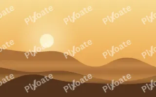 Saffron Plain II — colourful yellow, orange and brown sunset background, variation II