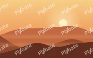 Tangerine Dunes II — colourful orange and brown sunset background, variation II