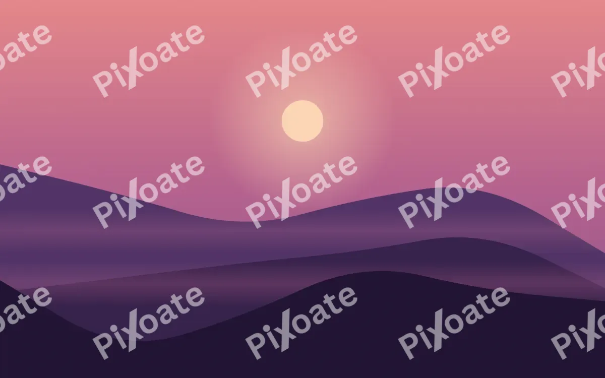 Violet Afterglow — colourful red and purple sunset background